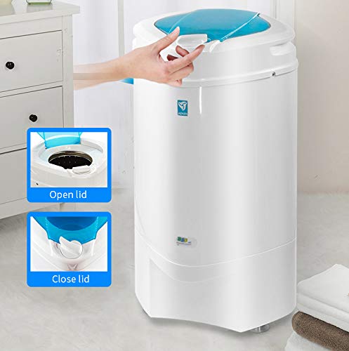 The Laundry Alternative Ninja Spin Dryer - Portable Clothes Dryer - Spin Dryer for Clothes, with 3200 RPM with High Tech Suspension System - Portable Spin Dryer for Apartments, RV Travel - Turquoise