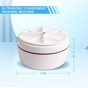 Luxury Stop Portable Washing Machine Mini Washing,Mini Dishwashers Ultrasonic Turbo Disinfection with USB, Suitable for Home, Business, Travel, College Room, RV, Apartment 4785