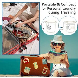 Portable Mini Washing Machine,Turbo Washer & Dishwasher with USB Powered Portable Ultrasonic Turbine for Personal Laundry Travel Trip Apartment