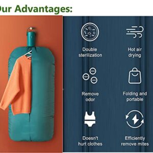 Portable Clothes Dryer, 250W Multifunctional Small Dryer Machine, Big Clothes Bags for Travel and Home Laundry
