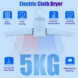 Gmaxty Portable Dryer for Clothes,Portable Dryer,Portable Clothes Dryer with Cold/Hot Drying and Timer Dryer for Home Travel Business Trip