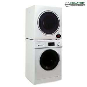 Equator 110V Comp. Laundry Centre 1.6 cf Washer+Vented 3.5 cf Digital Sensor Dry