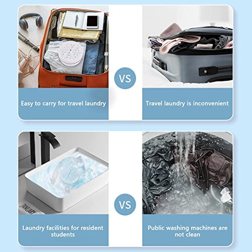 Portable Washing Machine | New Mini Ultrasonic Turbine Washer with USB, Suitable for Sink Home Business Travel, Business RV and Apartment