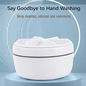 Portable Mini Washing Machine Ultrasonic Turbine Washer, Portable Washing Machine with USB for Home Business Travel College Room RV Apartment, Turbo Washer for Cleaning Sock,Underwear,Small Rags