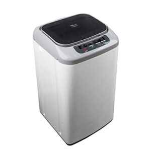 frestec portable washing machine, 0.84 cu.ft. full-automatic small washer, 2 in 1 compact laundry washer, 8 wash cycles 3 water level selections, perfect for apartment, home, dorm