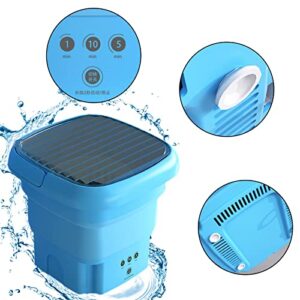 Mini Washing Machine - Mini Washing Machine for Baby Clothes,Low-Energy Waterproof Touch Buttons Foldable Small Washer for Baby Clothes, Underwear, Or Small Items Yuans