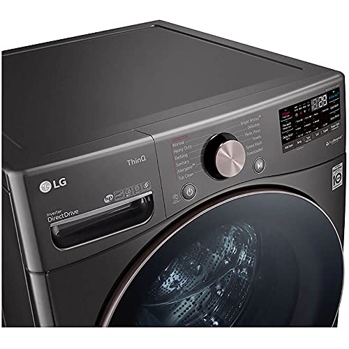 LG WM4000HBA / WM4000HBA / WM4000HBA 4.5 Cu. Ft. Ultra Large Capacity Smart wi-fi Enabled Front Load Washer with TurboWash 360 and Built-in Intelligence