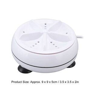 Mini Washing Machine, Ultrasonic Low Noise Dryer Washer, Compact Laundry Washer with USB Charging, Quite Mini Washer, Small Cleaning Machine for Underwear Socks