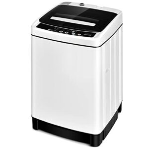 full-automatic washing machine 1.5 cu.ft 11 lbs washer & dryer, mini washing machine, portable washer machine, and dryer, white