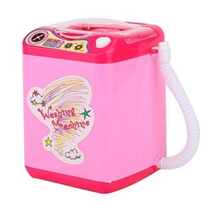 MIni Electric Washing Machine,ANGGREK Mini Simulation Washing Machine Electric Makeup Brush Washing Machine(pink)