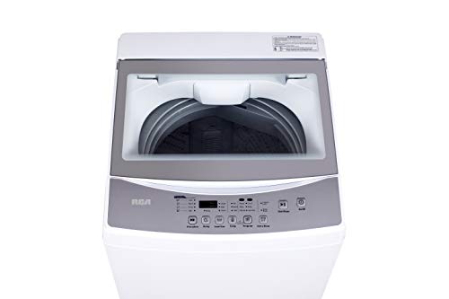 RCA RPW210-C Portable Washer-LED Digital Display Panel-5 Cycles-Top Loading Design-Low Noise Washing Machine, 2.1 cu ft, White