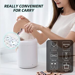 Portable Mini Washing Machine, Ozone & Blue Light Deep Clean Mini Washing Machine with Drain Basket for Underwear, Socks, Mini Small Portable Smart Timer Control Washer for Apartments, Dorms