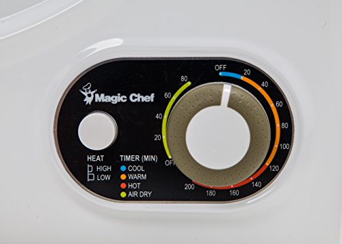 Magic Chef Compact Electric White MCSDRY15W 1.5 cu. ft. Laundry Dryer