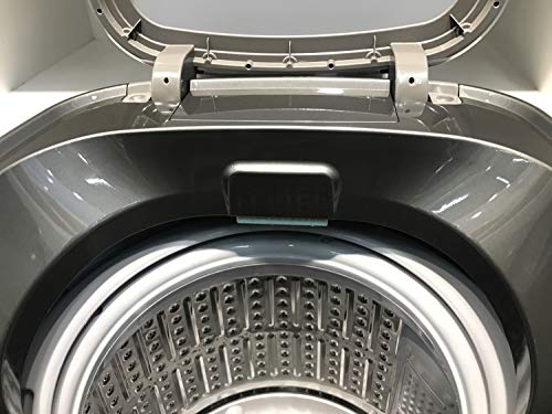 Farberware Professional FCW10BSCWHA 1.0 Cu. Ft. Portable Clothes Washer with 7-lb Load Capacity, Silver & Chrome