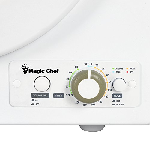 Magic Chef MCPMCSCDRY1S MCSDRY1S 2.6 cu. ft. Laundry Dryer, White
