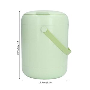 Portable Mini Washing Machine,3L Capacity Ultrasonic Turbine Washer Intelligent Underwear Washer For Apartment Laundry Camping RV Travel Baby (green)