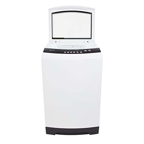 Avanti STW30D0W Portable Washing Machine 3.0 Cu. Ft. Capacity, Top Loading with Hot and Cold Water Inlets, 6 Cycles, Compact for Apartments Dorms and RVs, White