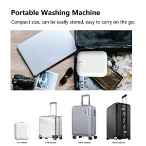 PetMoll Mini Washing Machine Portable Washing Machine with Washing and Sterilizing Rechargeable Underwear Washer Suitable for RV Camping Apartment Dorm Personal Clothes Washing