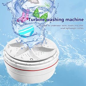 Mini Washing Machine, Portable Washing Machine With USB, Turbo Washing Machine, 3.82×3.82×2.24in, for Home, Business, Travel, College Room, Apartment