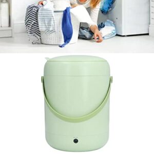 Portable Washer and Spin Dryer, Mini Washing Machine, Intelligent Underwear Washer 3L Capacity For Apartment, Laundry, Camping, RV(Green)