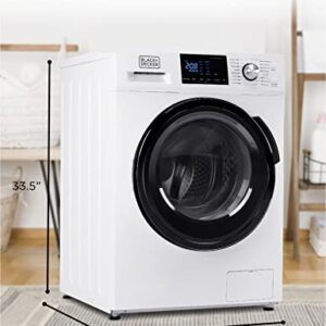 BLACK+DECKER Washer and Dryer Combo, 2.7 Cu. Ft. All In One Washer and Dryer with LED Display & 16 Cycles