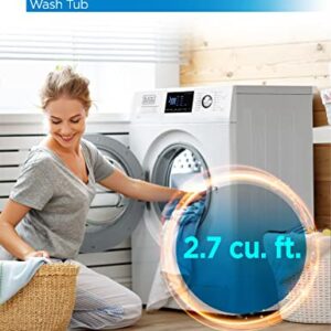 BLACK+DECKER Washer and Dryer Combo, 2.7 Cu. Ft. All In One Washer and Dryer with LED Display & 16 Cycles