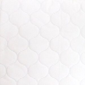 Heavyweight Zippered & Quilted Washing Machine Cover White