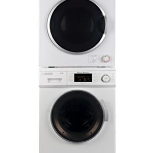 Equator 110V Compact Laundry Centre 1.6 cf Washer+Vented 3.5 cf Auto/Time Dryer