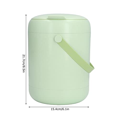 Portable Mini Washing Machine, Ultrasonic Turbine Washer Portable Washing Machine Portable Bucket Washer for Underwear Socks Baby Clothes(green)