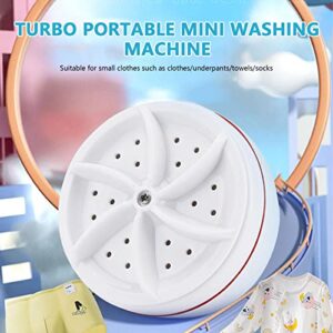 Yanghui Mini Washing Machine, Portable Ultrasonic Mini Washing Machine with USB Powered, for Camping/Home/Travel/Apartments/Dorms, Personal Cleaning Machine for Baby Clothes/Underwear/Socks/Bra