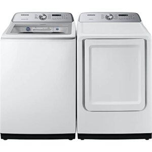 samsung wa50r5200wpr white top load washer/dryer pair