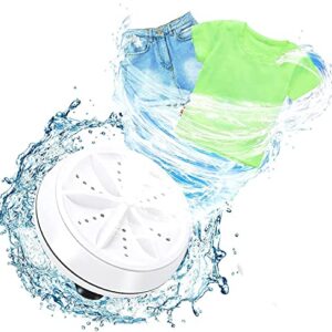 Mini Washing Machine - Ultrasonic Turbo Washing Machine Multifunctional Portable Turbo Washing Machine USB Powered Mode