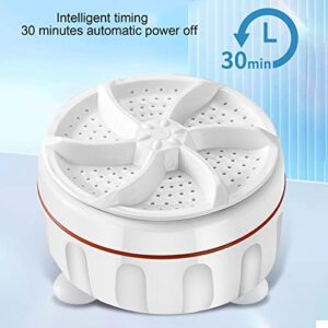 FAMURE Mini Washing Machine 3 in 1 Portable Ultrasonic Turbine Washer, Personal Washing Machine for Baby Clothes/Socks/Underwear/Bra, Mini Washing Machine for Home Travel Business Camping Rv Trip