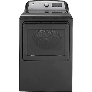 ge gtd84gcpndg 27″ energy star front load gas dryer with 7.4 cu. ft. capacity 13 cycles he sensor dry and wifi connect in diamond gray