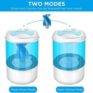 MISMORI Portable Shoes Washing Machine, Portable Shoes Washing Machine, Mini Portable Washing Machine, Smart Lazy Automatic Shoes Washer, For Apartments Camping Dorms Business Trip College Rooms