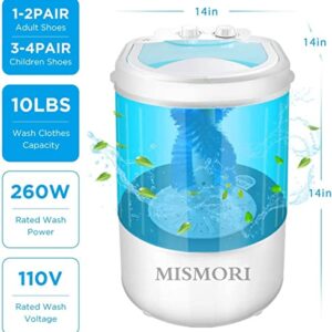 MISMORI Portable Shoes Washing Machine, Portable Shoes Washing Machine, Mini Portable Washing Machine, Smart Lazy Automatic Shoes Washer, For Apartments Camping Dorms Business Trip College Rooms