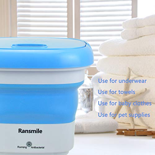 Portable Mini Folding Washing Machine Small Laundry Tub Wonder Magic Compact Washer Clothes Bucket for Baby Washer