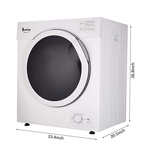 Household Appliances ZOKOP GDZ55-08E Household Dryer 5.5kg Drum Dryer 1 Filter Mesh Cotton-White