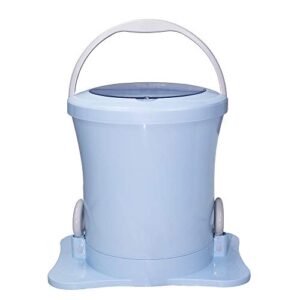 Portable Compact Spin Dryer Mini Non-Electric Manual Laundry Drying Machine Hand Powered for Camping Apartments Clothes