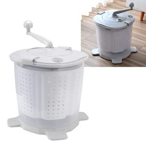 washing maching, hand crank washing machine manual washer with detachable wash basket portable washing maching 1200rpm rotating speed & fast dehydration easily washer for dormitory apartment camping