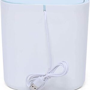 Portable Washing Machine USB Mini Washer Compact Counter Top Washing Machine Rotary Laundry Machine for Camping Traveling RVs Dorms Small Space, 6.69x6.69x6.69 Inch(Blue)