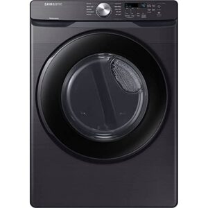 samsung dve45t6000v 7.5 cu. ft. black stainless front load electric dryer