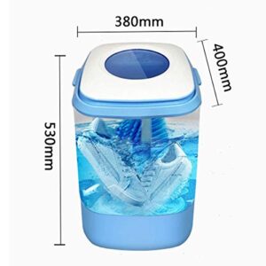 ZLXDP 6.5kg Portable Shoes Washing Machine Household Single Tube Washer and Dryer Machine for Shoes Bacteriostasis Shoes (Color : EU)