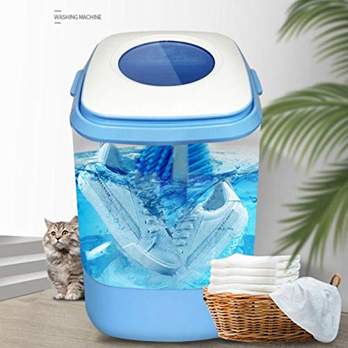 ZLXDP 6.5kg Portable Shoes Washing Machine Household Single Tube Washer and Dryer Machine for Shoes Bacteriostasis Shoes (Color : EU)