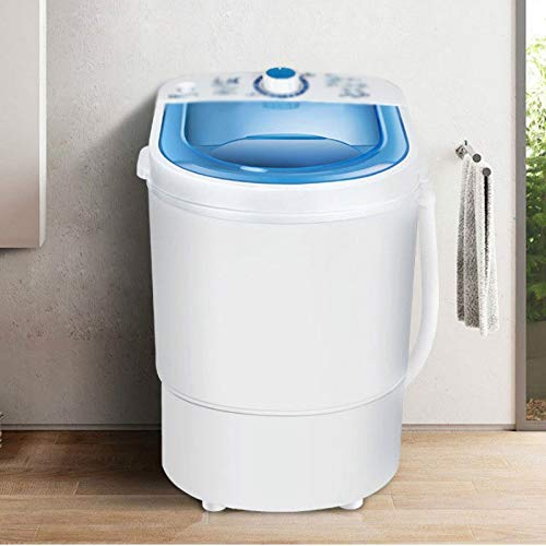 ZLXDP 4.5kg Mini Washing Machine Single Tub Kids Clothes Washer Dryer Small Compact Machine Portable Washer Baby Mini Laundry Machine (Color : EU)