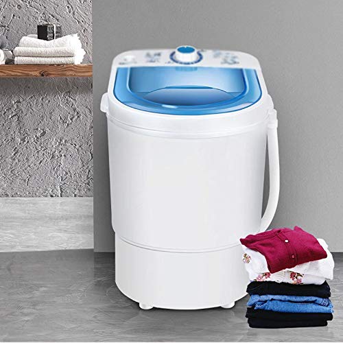 ZLXDP 4.5kg Mini Washing Machine Single Tub Kids Clothes Washer Dryer Small Compact Machine Portable Washer Baby Mini Laundry Machine (Color : EU)