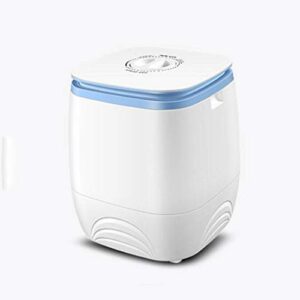 zlxdp electric mini clothes washing machine top loading semi-automatic 2.0kg garment washer+1.5kg dryer single tub cloth drying (color : e)
