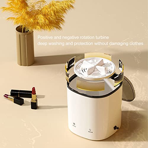 Portable Washing Machine, washing machine cleaner, 4.5L 10min small washing machine, Electric Underwear Blue Light Laundry Washer with Draining Bask, for Home, Business, Travel, College Room, Rv