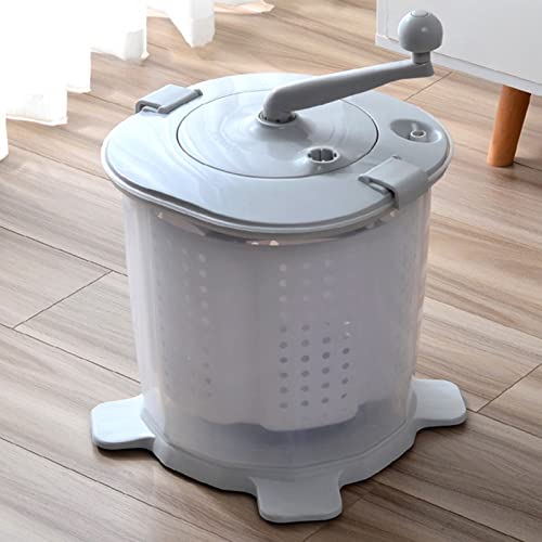 Portable Washing Machine Hand Crank Washing Machine Compact Baby Clothes Washer for Home Travel Apartments Dorms Socks Underwear Bra