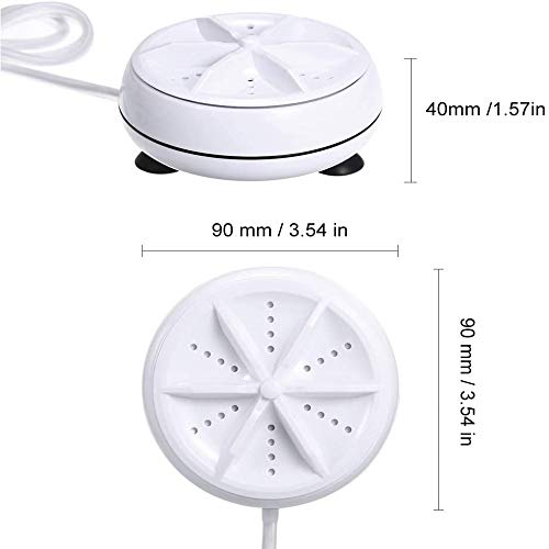 Portable Mini Washing Machine Turbine Washer USB Travel Outdoors Camping Apartment Laundry Washer Adjustable Modes